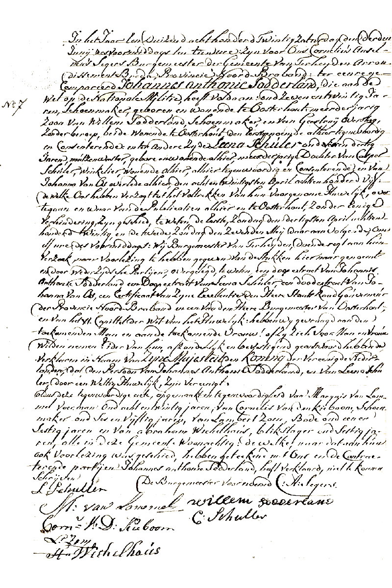 Diverse akten omtrent het gezin Sodderland - Schuler